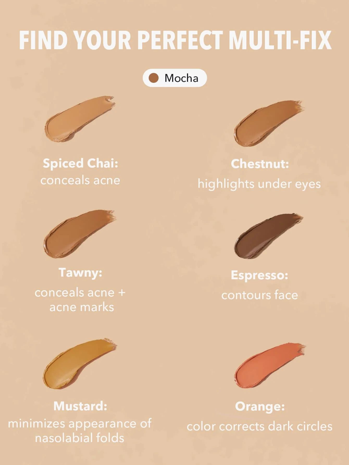 Sheglam Multi-Fix Concealer - Mocha