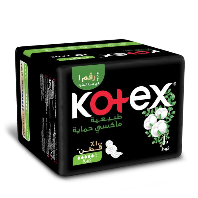 kotex Maxi Super Natural 10 Sanitary Pads