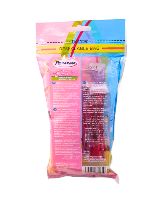 PERSONNA B'KINI M/C 6+3-CT ZIPLOC-BAG