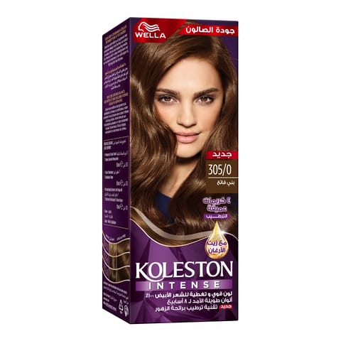 Koleston Hair Color Light Brown + Developer 305/0