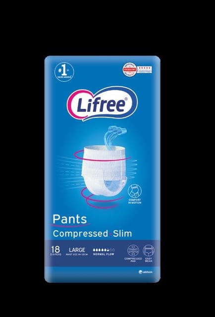 Lifree Adult Diaper Culotte Large 18 Pcs