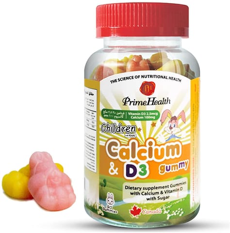 Prime Health Calcium & Vit D 90 Gummies