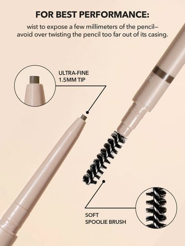 Sheglam Insta Brow Pencil - Ash Brown