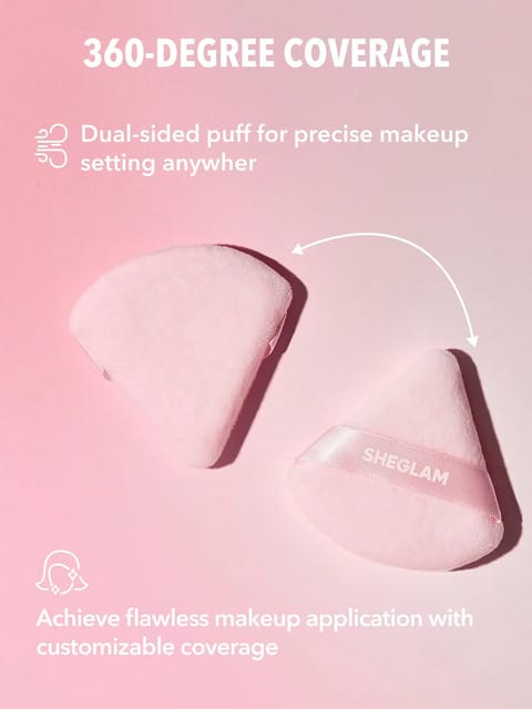 Sheglam Insta Powder Sponge Face - 3 PCS