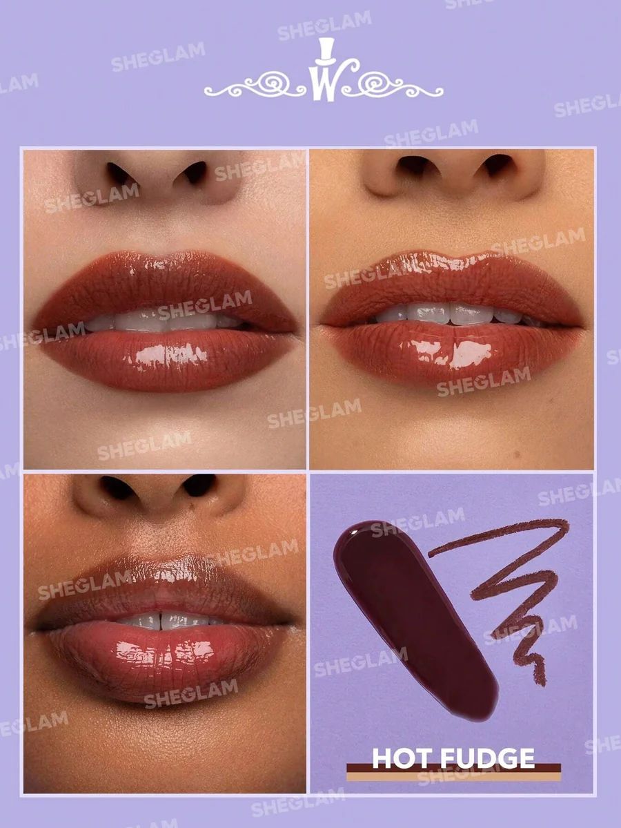 Sheglam Cocoa Kiss Lip Duo# Hot Fudge