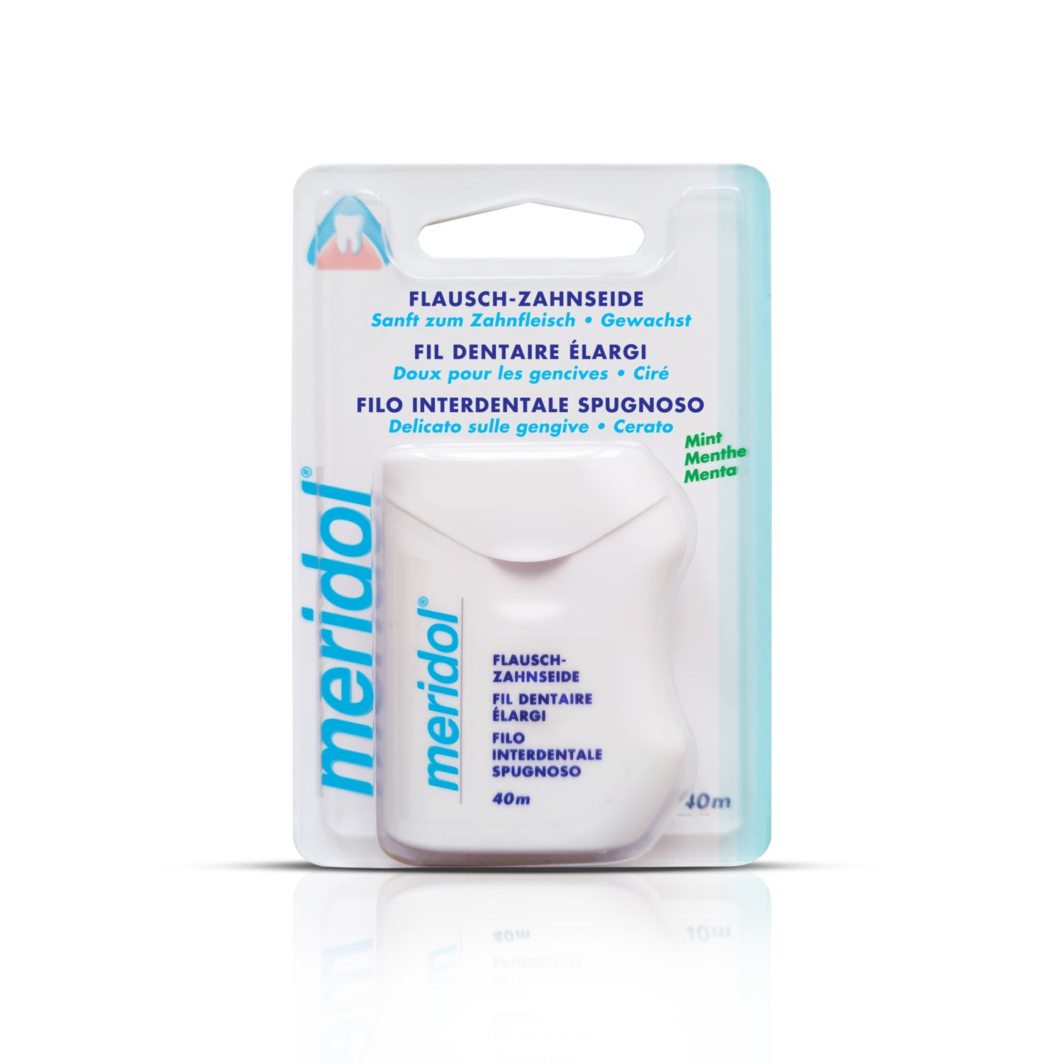 MERIDOL DENTAL FLOSS MINT 40m