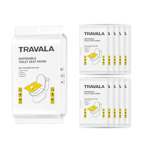 Travala Toilet Seat Cover Paper - 10 PCS