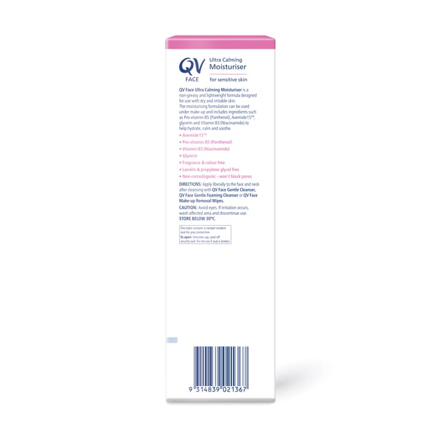 QV Face Ultra Calming Moisturiser 75g