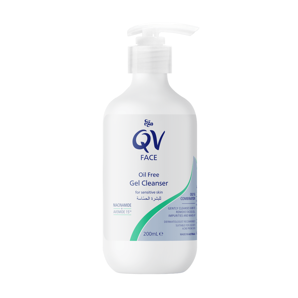 QV FACE OILYCOMB GEL CLEANSER 200ML AT