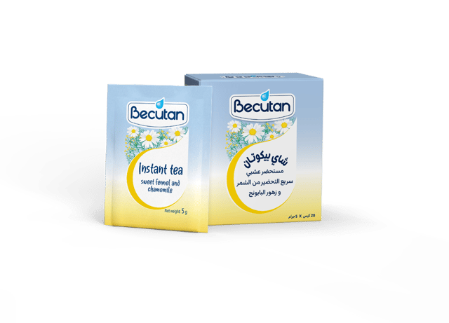 Becutan Instant Sweet Fennel & Chamomile Flower Tea 20X5 Gm Sachets