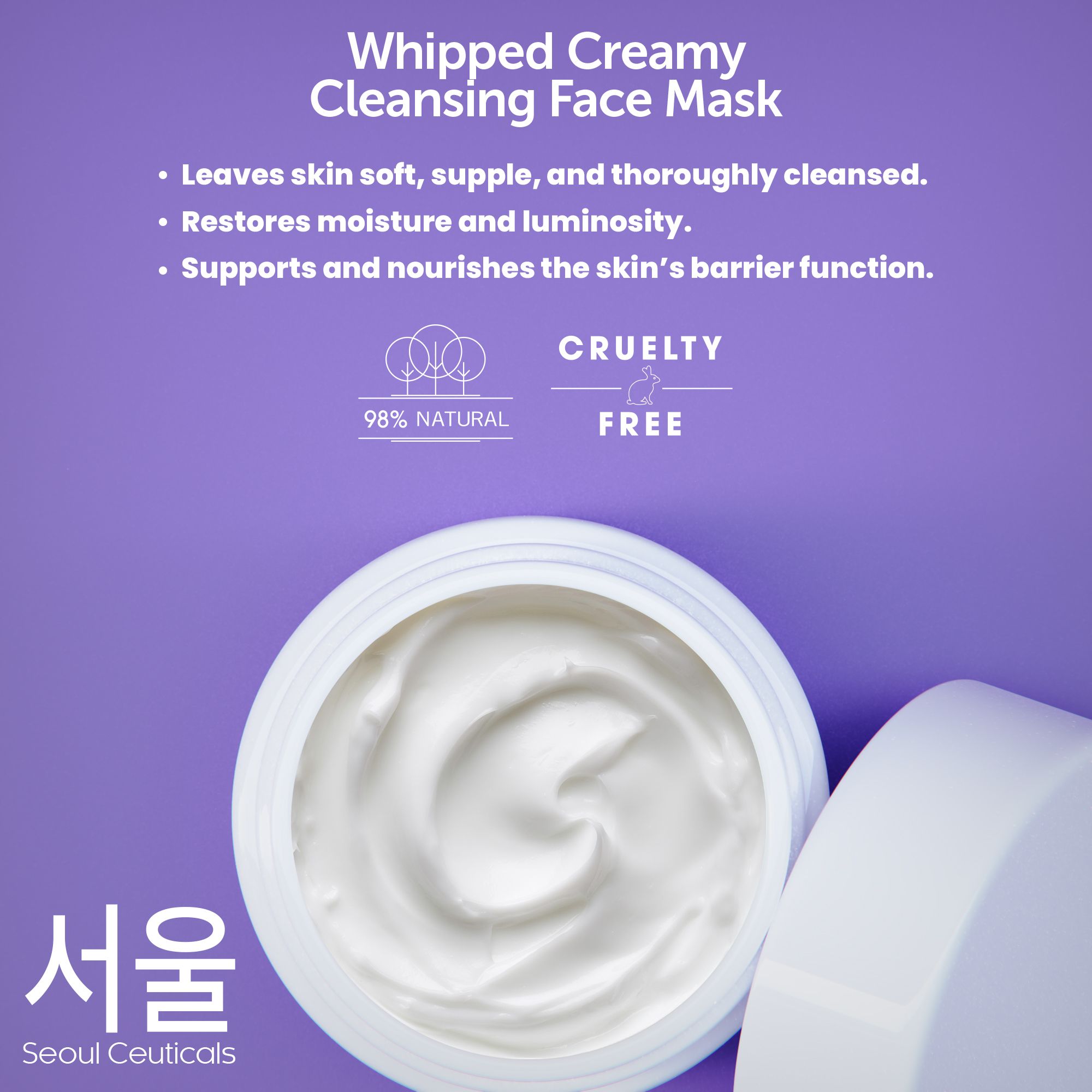 Seoul Ceuticals Whipped Creamy Cleansing Face Mask 60ml