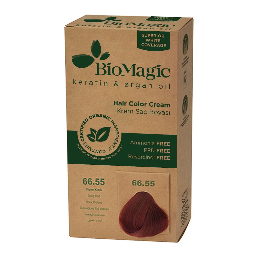 Biomagic Hair Color Cream 66/55 Deep Red