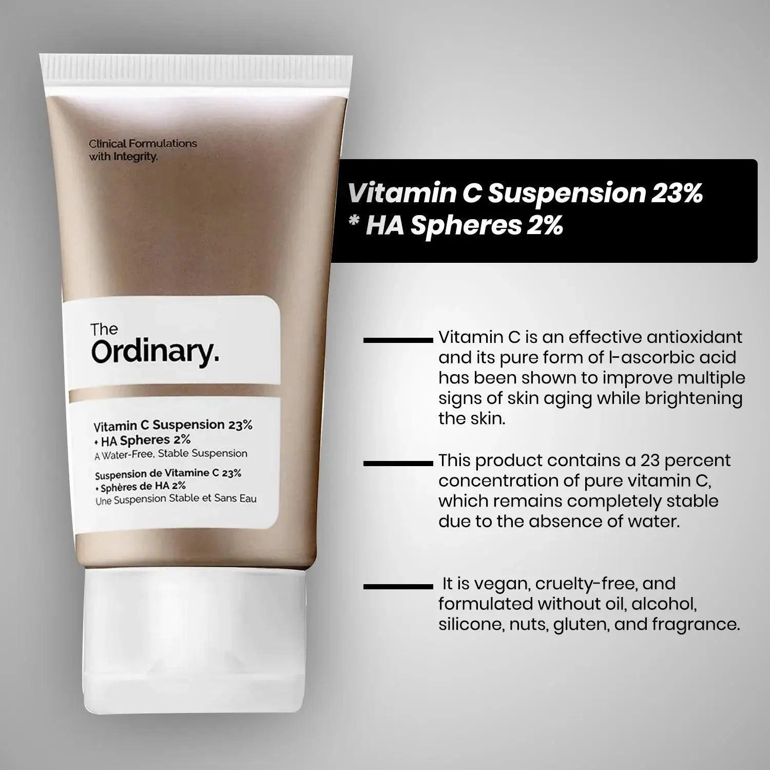 The Ordinary Vit C Spn23%+Ha Sph2% 30Ml