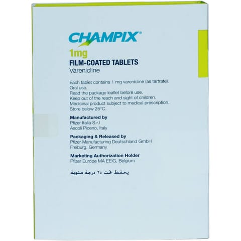 Champix 1Mg 28Tablet
