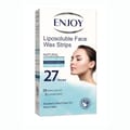 Enjoy Lipo Face Wax Strips  Natural  27P