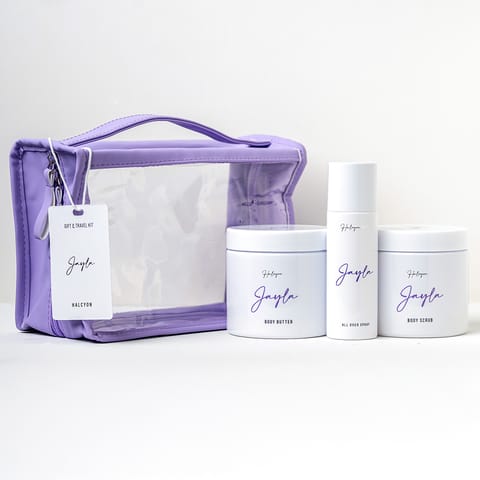 Jayla Halycon Travel kit (Scrub-butter-mist)