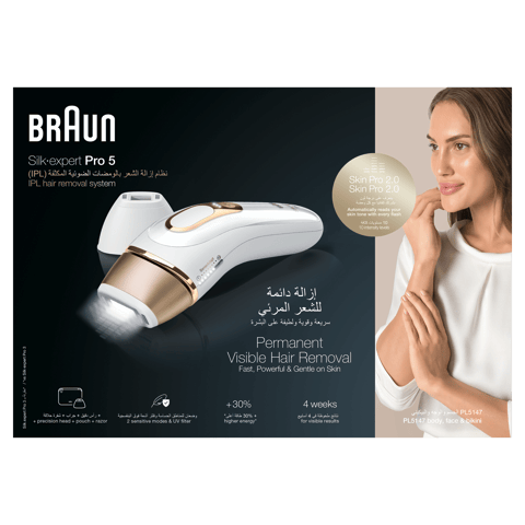 Braun Pro 5 IPL PL5147 White-Gold