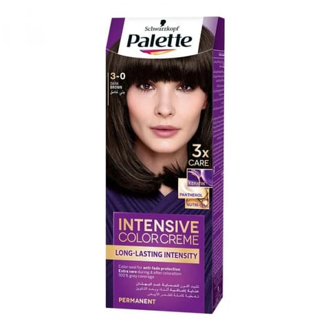 Palette Intensive Color Creme Hair Color 3-0 Dark Brown