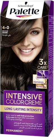 Palette Intensive Color Creme Hair Color 4-0 Medium Brown