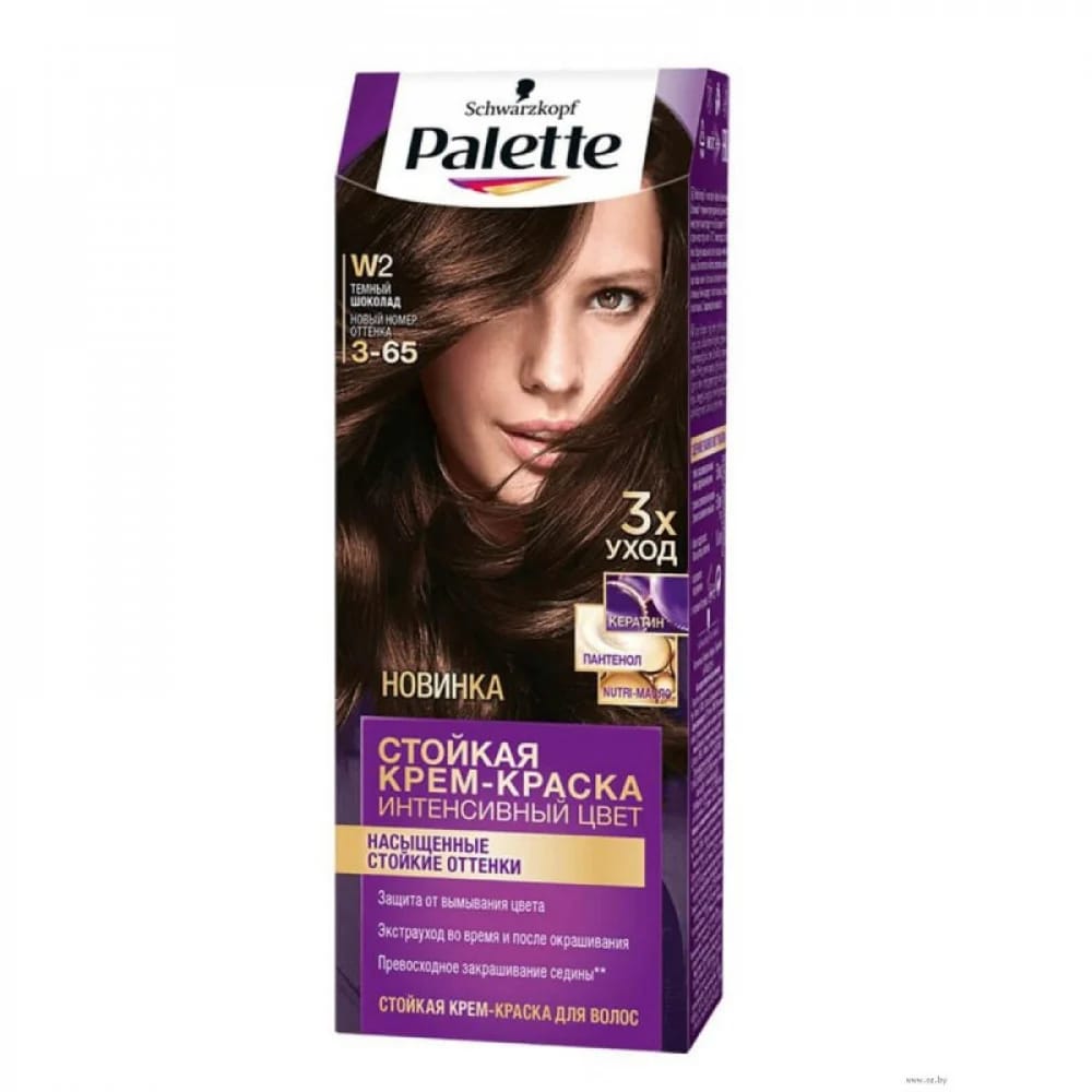 Palette Intensive Color Creme Hair Color 3-65 Dark Chocolate