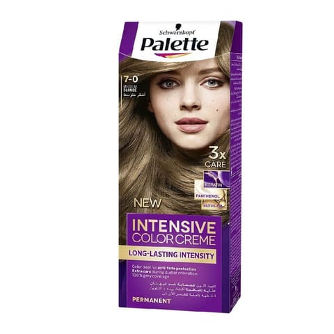 Palette Intensive Color Creme Hair Color 7-0 Medium Blonde