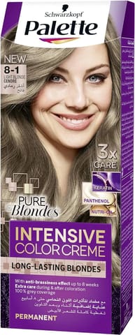 Palette Intensive Color Creme Hair Color 8-1 Light Blonde Cendre