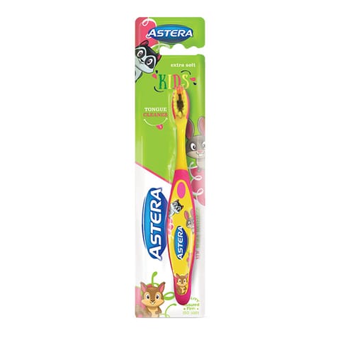 Astera Toothbrush Astera Kids Extra Soft  Bristles Yellow