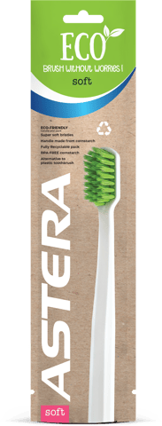 Astera Toothbrush Astera  Eco Super Soft Bristles Green