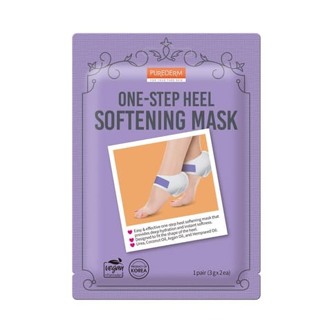 Purederm One Step Heel Softening Mask