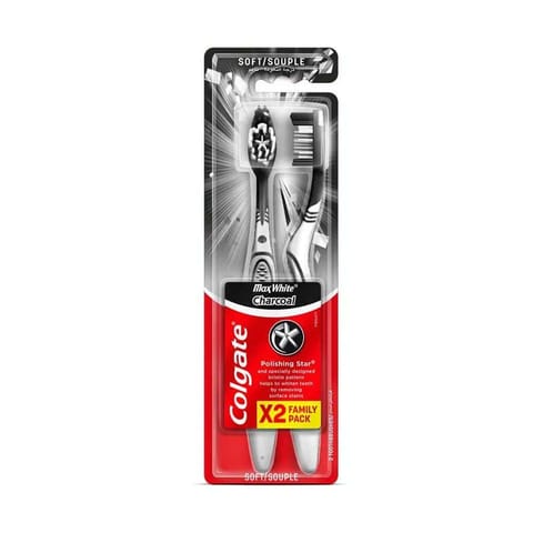 Colgate Tb Max White Charcoal M 2Pk