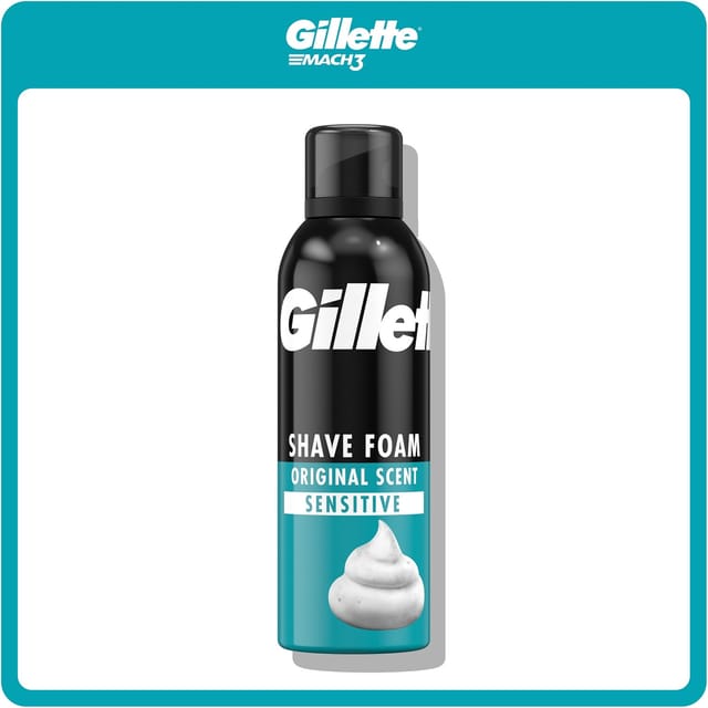Gillette Shaving Foam Sensitive 200Ml
