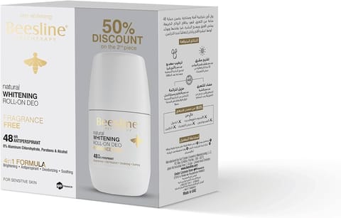 Beesline Deo Roll-On Frag. Free (1+1)