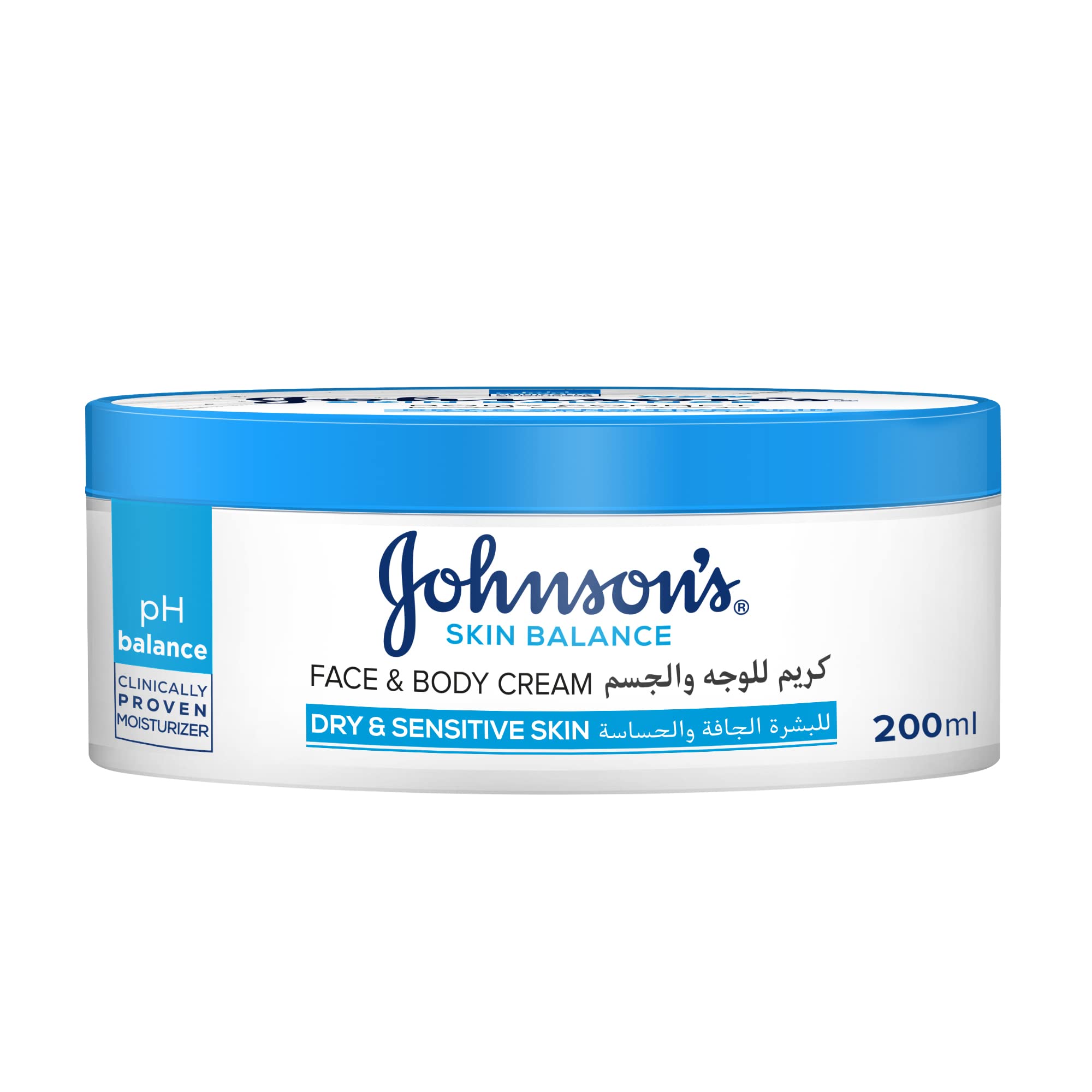 J&J Skin Balance Face & Body Cream 200Ml