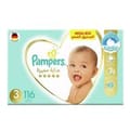 Pampers Ultimate Comfort Taped Diapers, Size 3 (6-10Kg) 116Pc