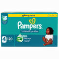 Pampers Rash Protection, Size 4 (9-14Kg) 120Pc