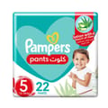 Pampers Rash Protection Pants, Size 5 (12-18Kg) 22Pc