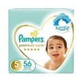 Pampers Ultimate Comfort Taped Diapers, Size 5 (11-16Kg) 56Pc
