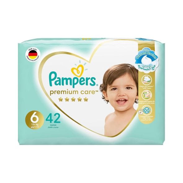 Pampers Ultimate Comfort Diapers, Size 6 (13+Kg) 42Pc