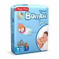 Bambi Baby Diapers Size 3 92Pc