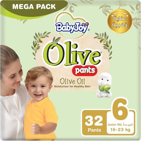 Babyjoy Culotte Healthy Skin With Olive Oil, Size 6, 32 Diapers
