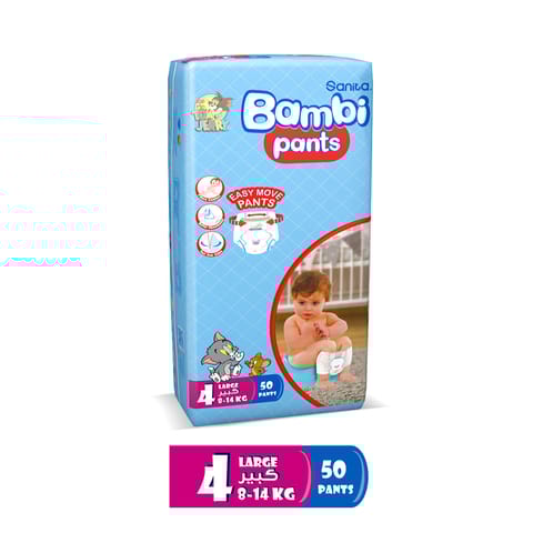 Bambi Pants Size 4 50Pc