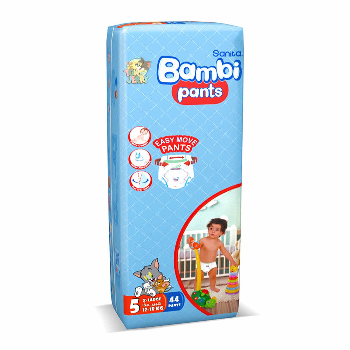 Bambi Baby Diapers Size 5 44Pc