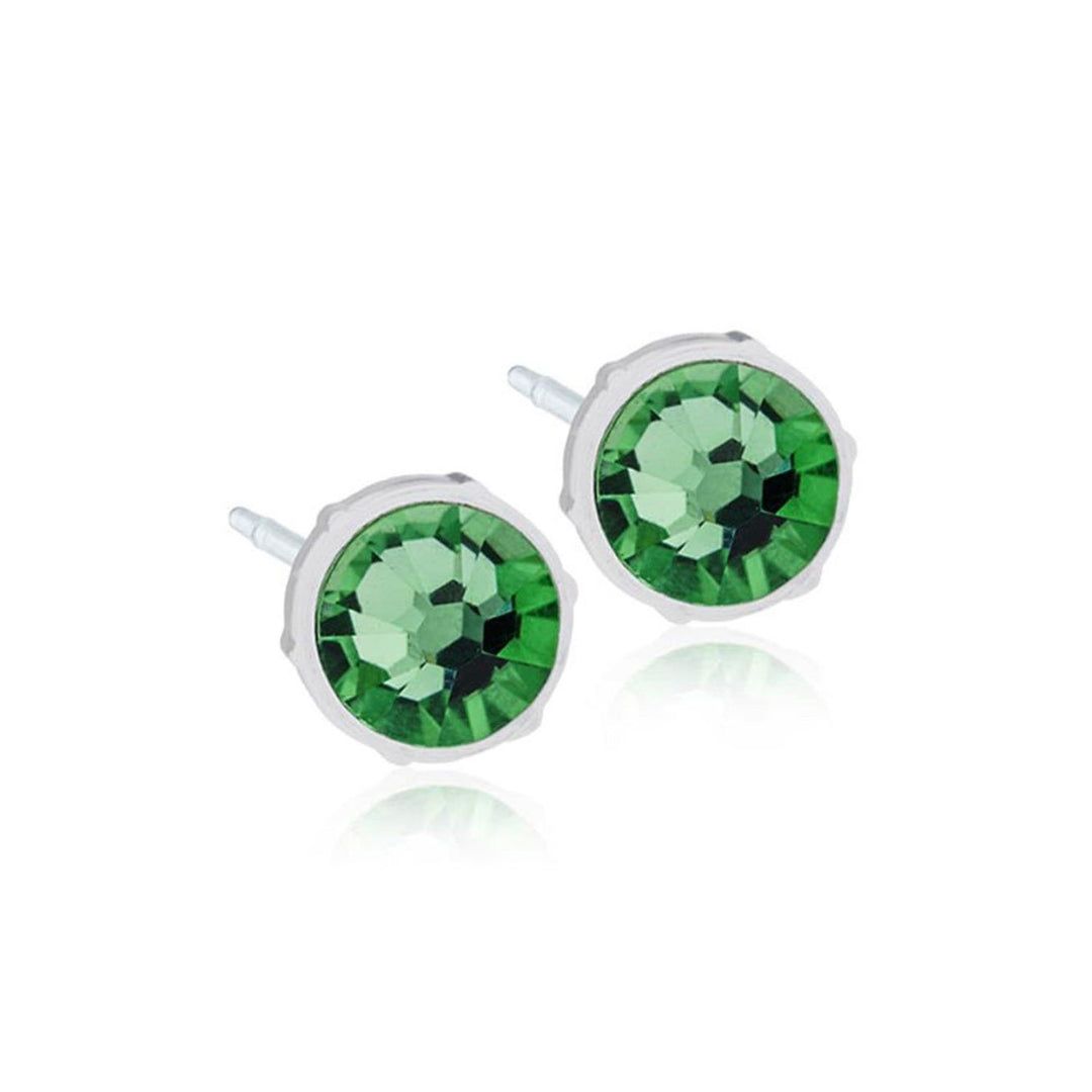 Blomdahl - A/B - 5mm D Peridot/Crystal