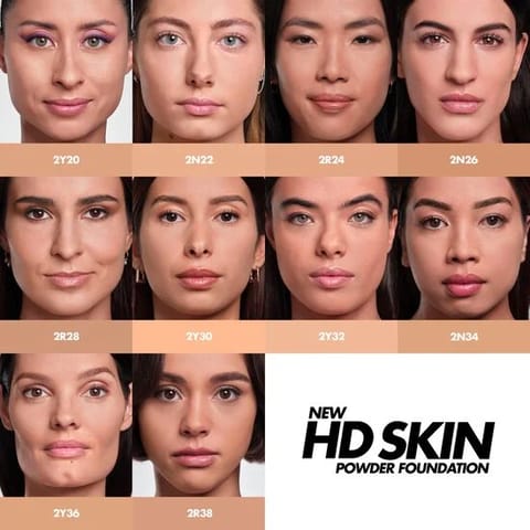 ميك أب فور إيفر بودرة أساس HD بإشراقة متوازنة - 2Y20 بيج