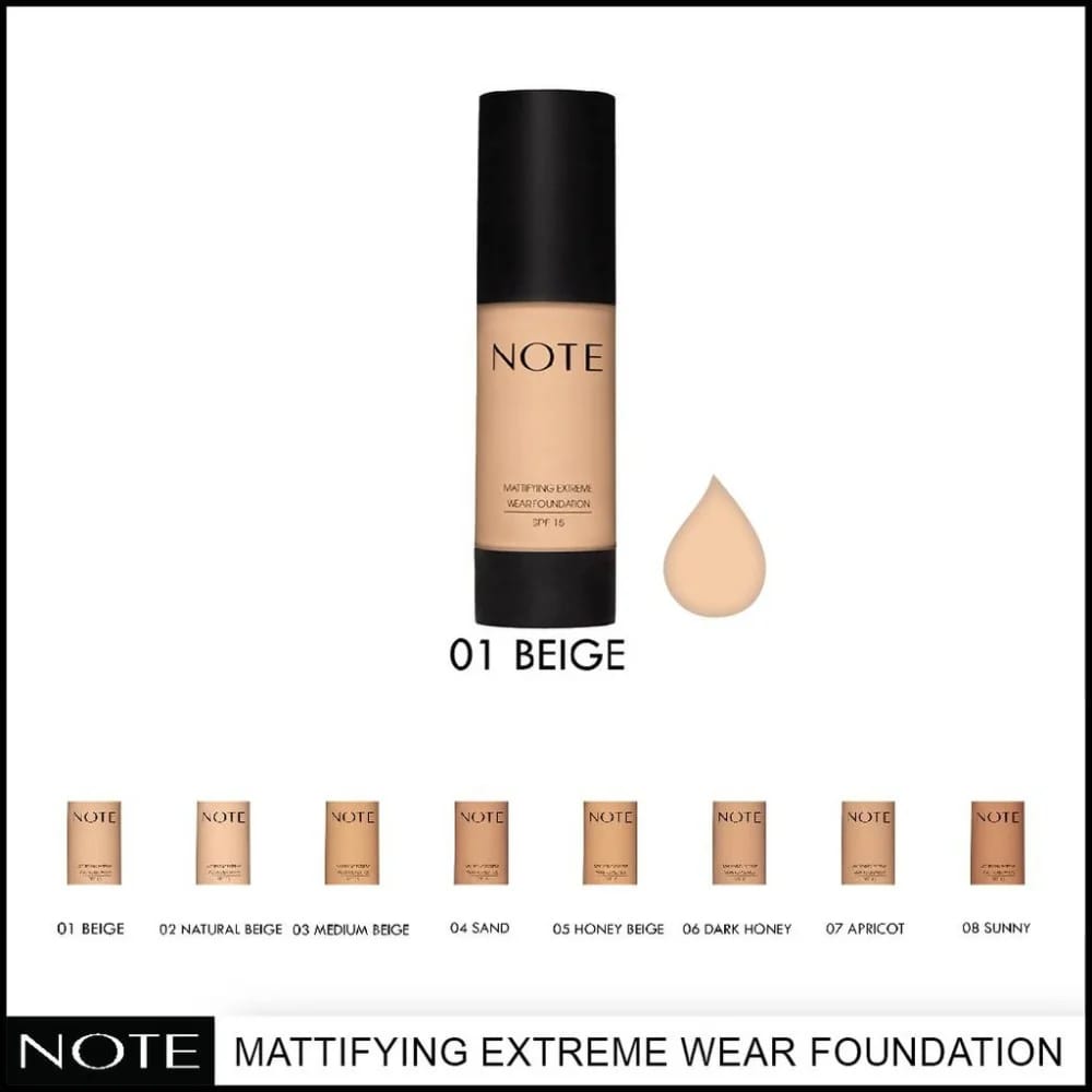 Note Mattifying Extreme Foundation - 07 Apricot