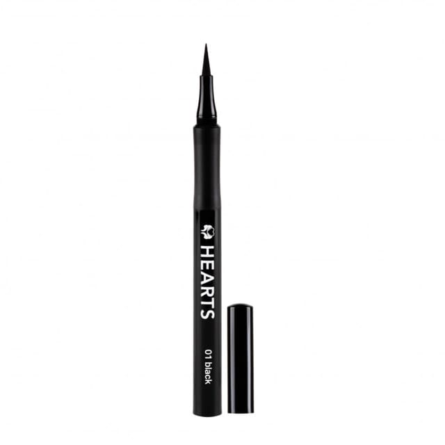 Hearts Liquid Eyeliner Black 01