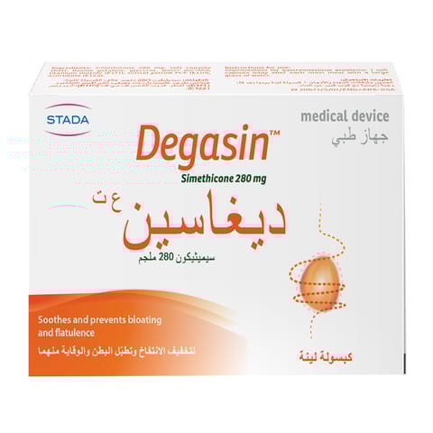 Degasin Simethicone 280Mg 32 Caps