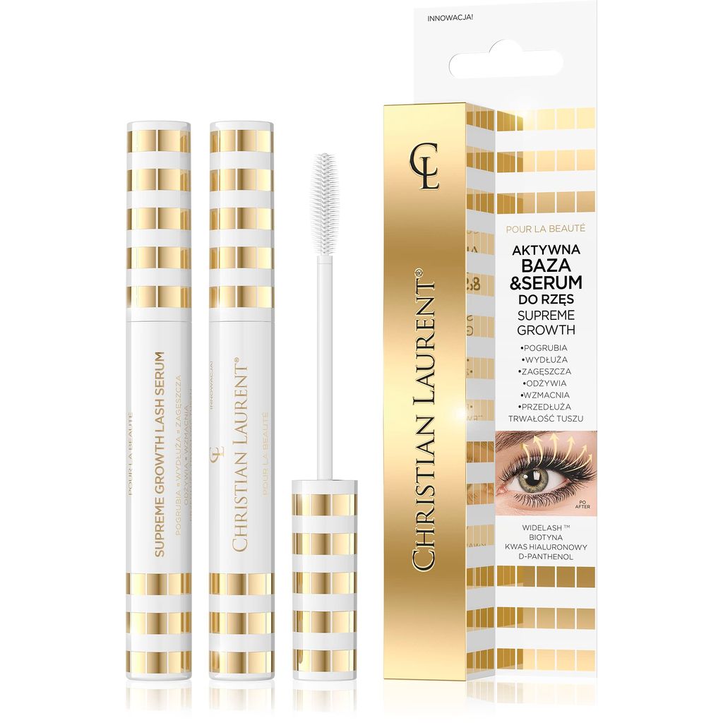 Christian Laurent ® active Base and Serum for eyelashes Supreme Growth 9 ml
