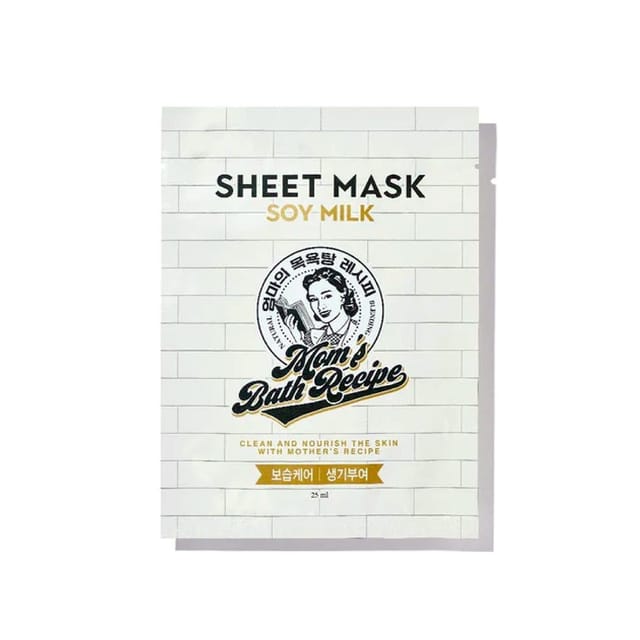 Mom'S Bath Soy Milk Sheet Mask Single