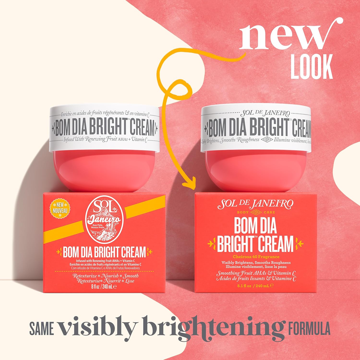 Sol De Bom Dia Bright Body Cream - 240Ml